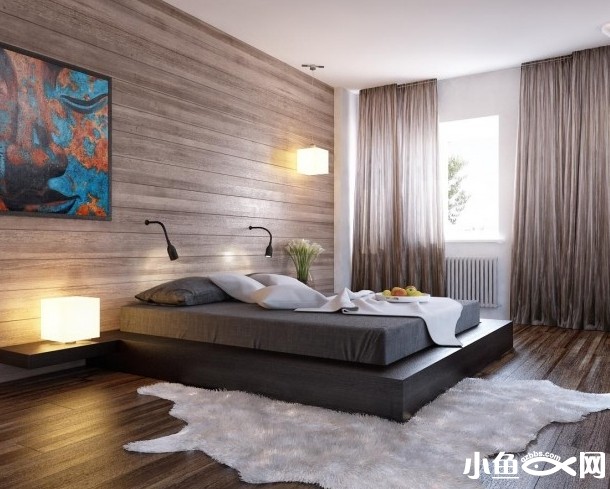卧室效果图 极具典雅