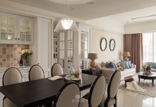 【台湾132㎡现代美式4居室】