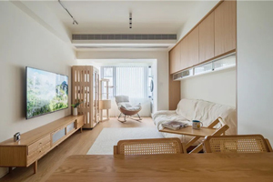 [家访]68㎡精装房曝改原木风太舒适